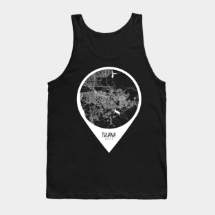 Tijuana, Mexico City Map - Travel Pin Tank Top